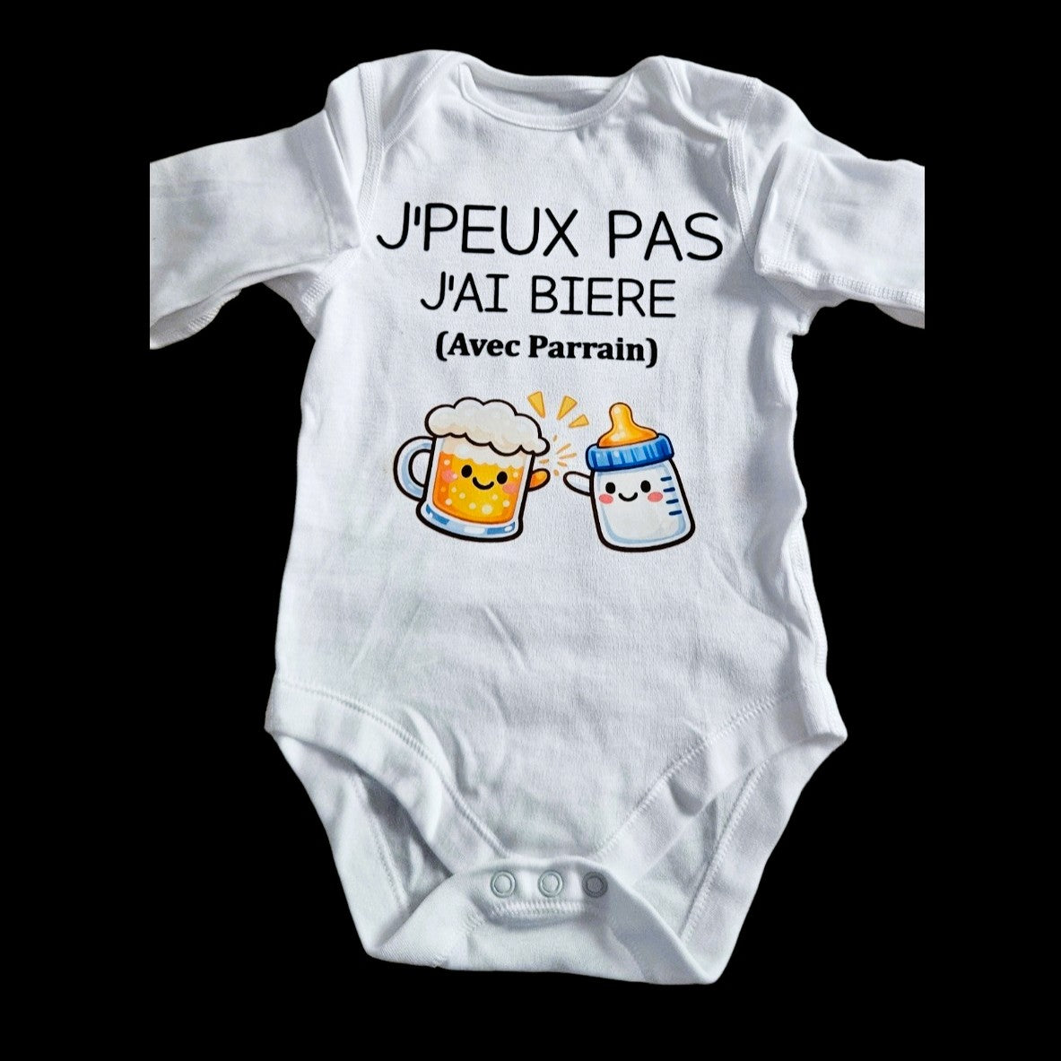 Body J'peux pas j'ai bière avec Parrain