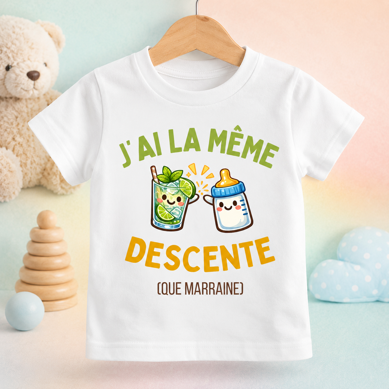 T-Shirt enfant Même descente..