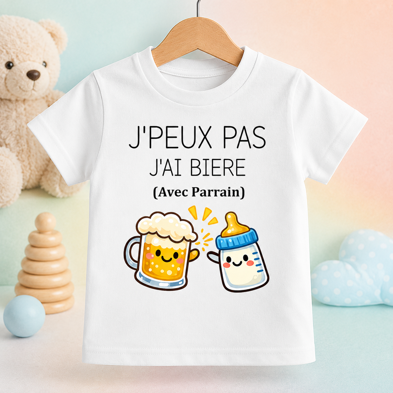 T-Shirt enfant J'peux pas j'ai Bière !