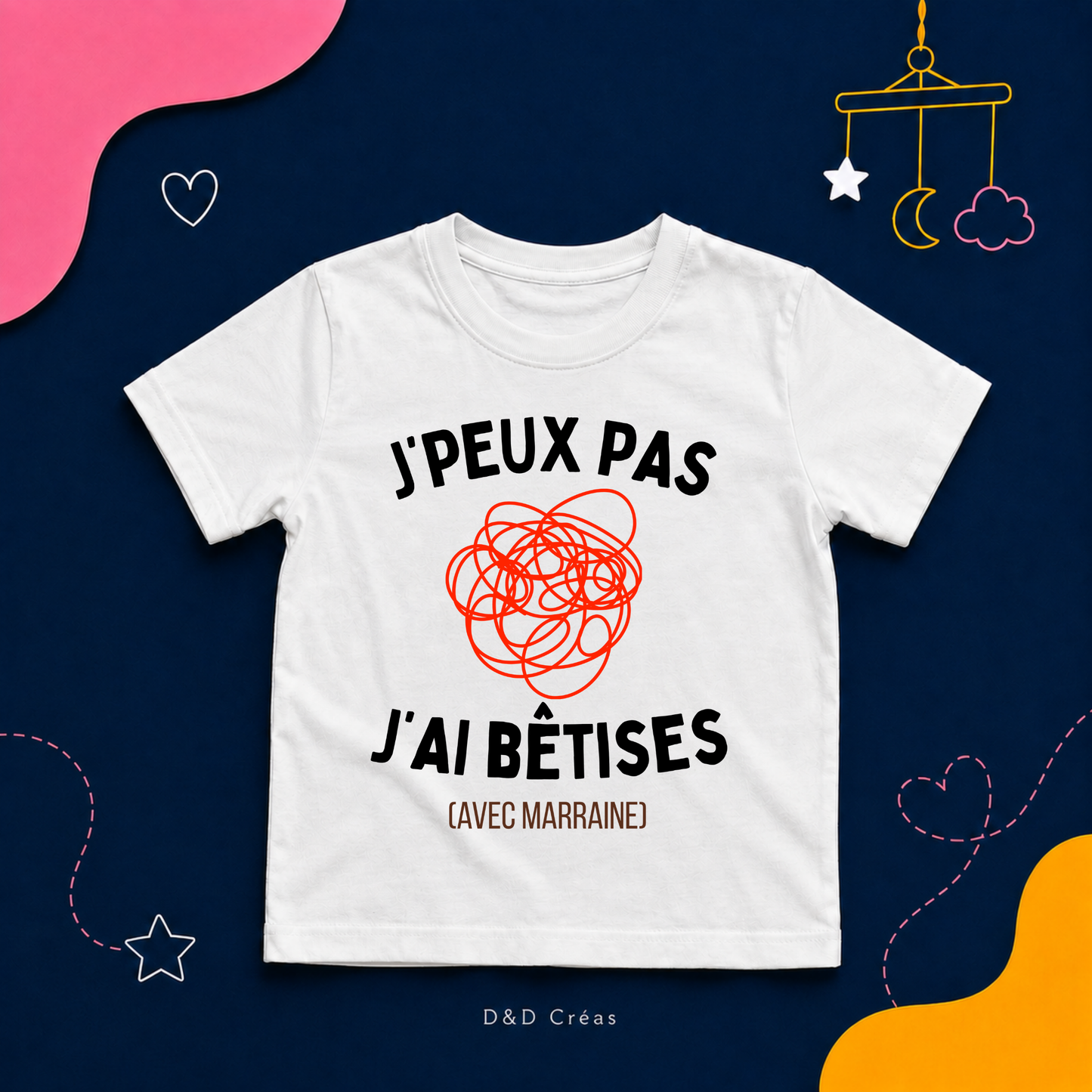 T-Shirt enfant J'peux pas j'ai bêtises