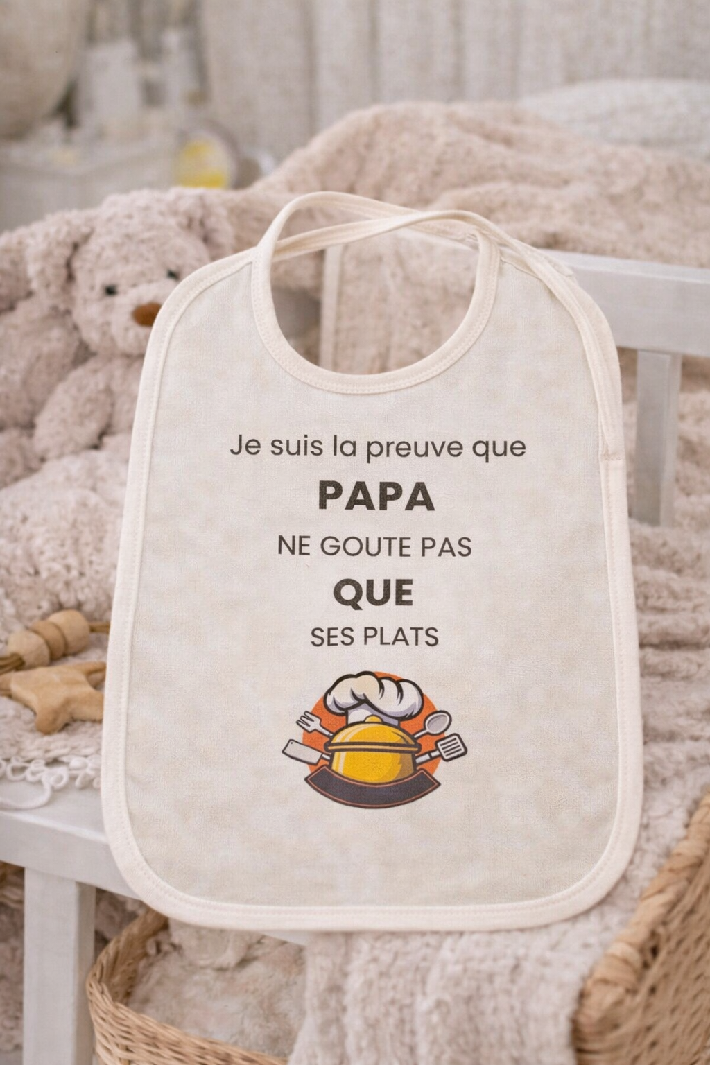 Bavoir Papa Cuistot