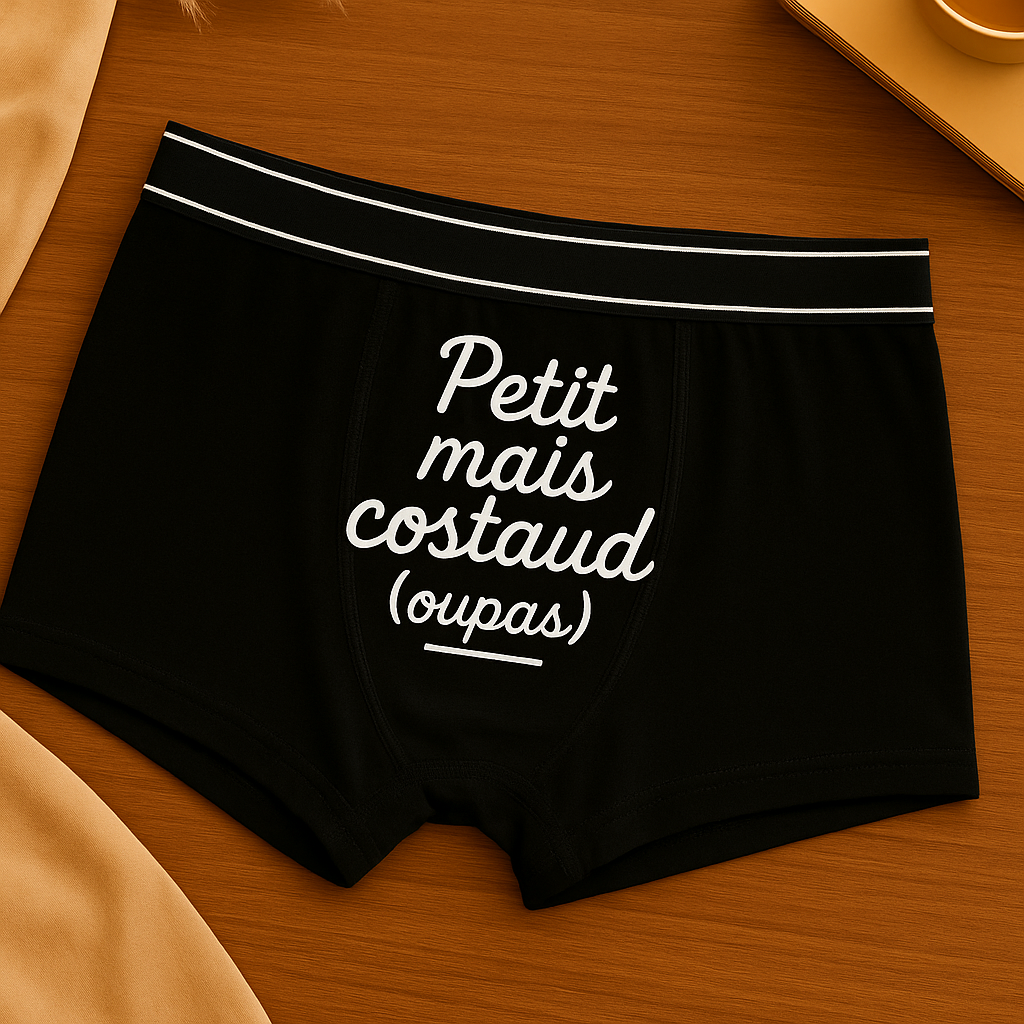 Boxer humoristique homme coton – Sous-vêtement drôle, confortable et original du S au XXL