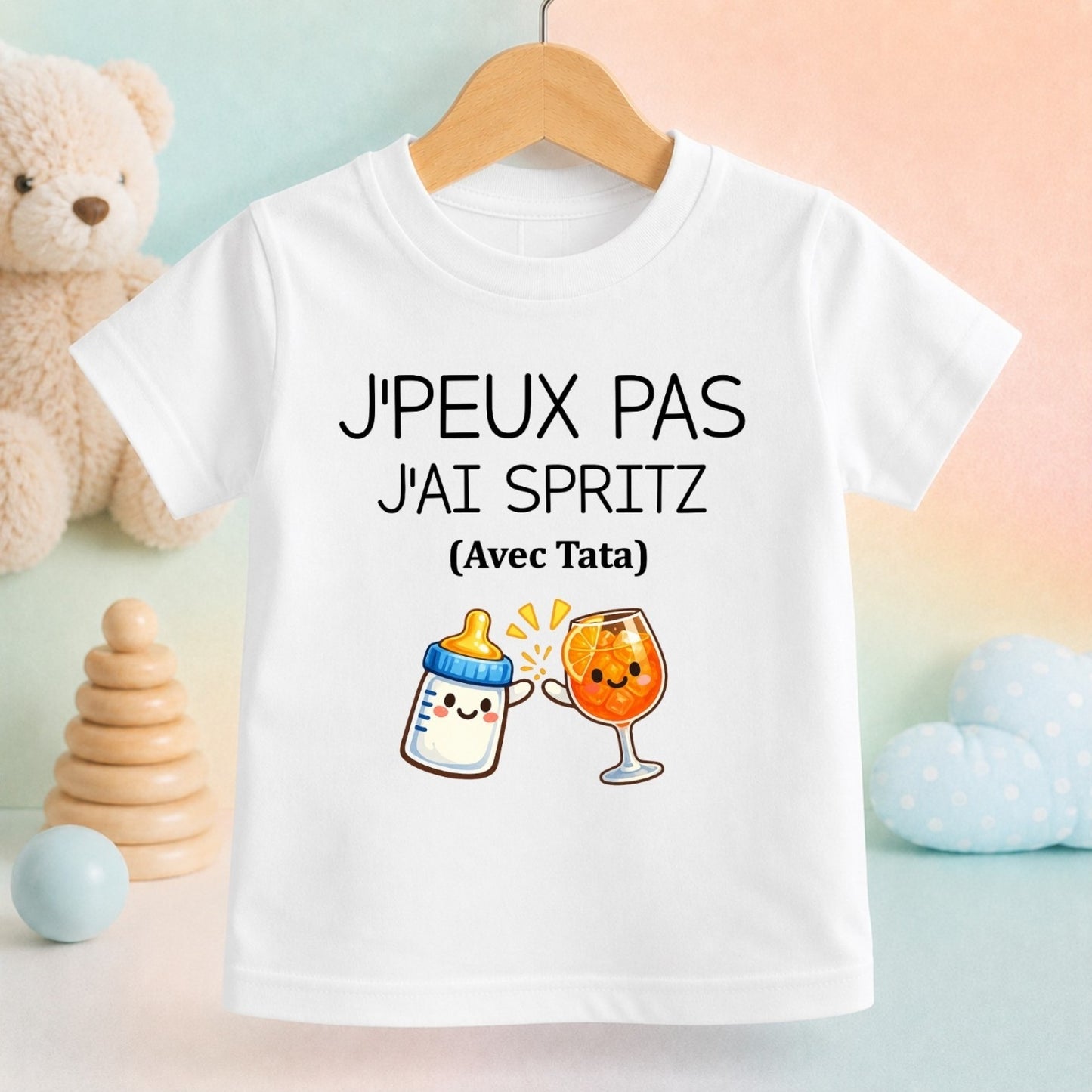T-Shirt enfant J'peux pas j'ai Spritz