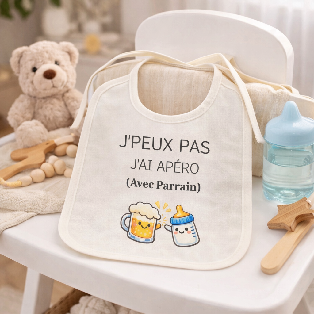Bavoir J'peux pas j'ai apéro