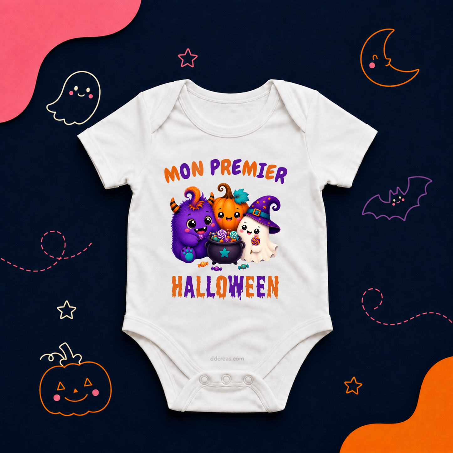 Body mon premier Halloween trio