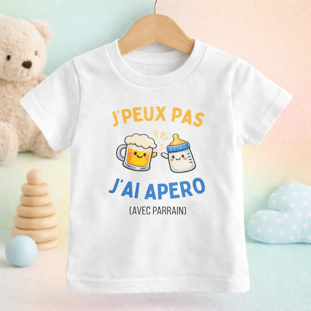 T-Shirt enfant Apéro avec Parrain