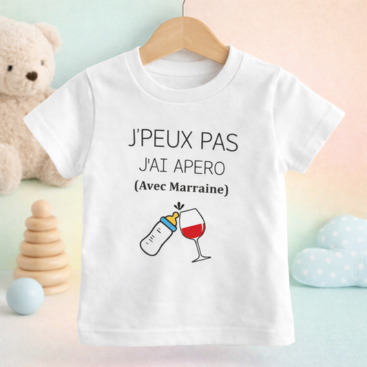T-Shirt enfant Apéro avec Marraine