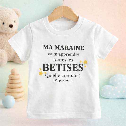 T-Shirt enfant Apprentissage bêtises