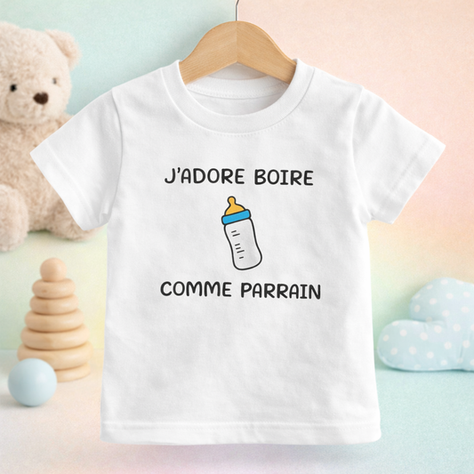T-Shirt enfant J'adore boire comme..