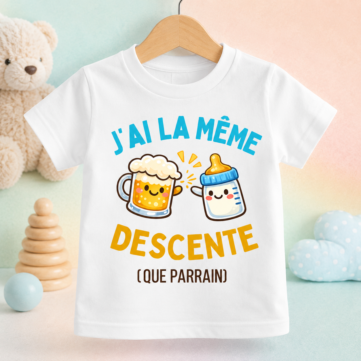 T-Shirt enfant J'ai la même descente..