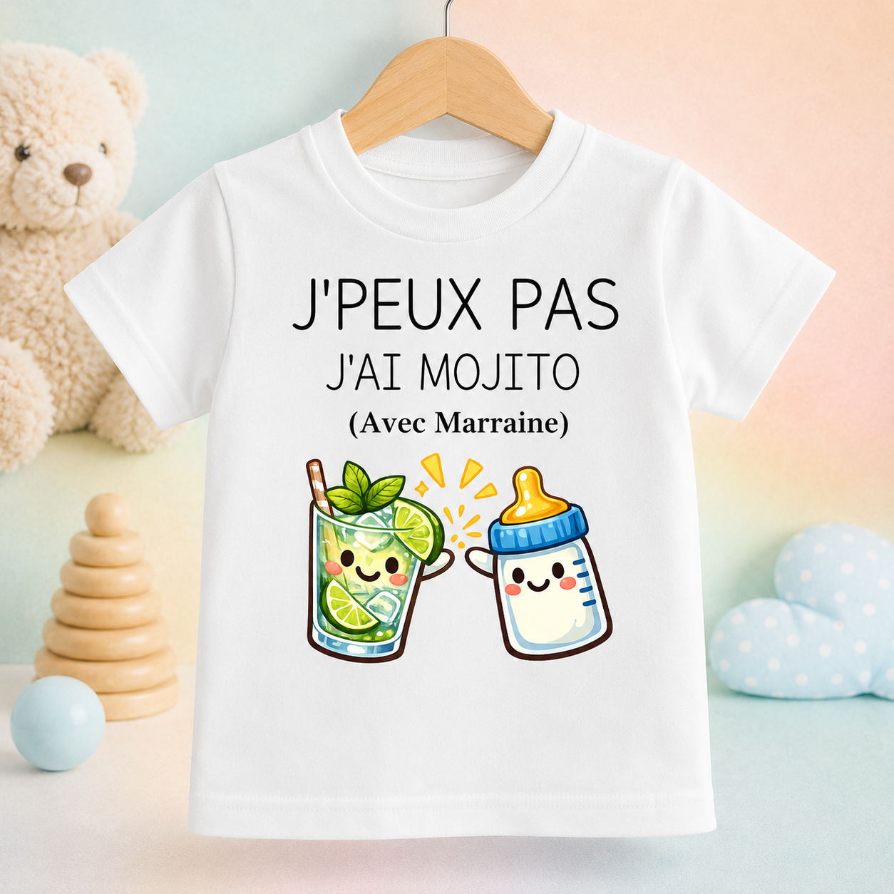 T-Shirt enfant J'peux pas j'ai Mojito