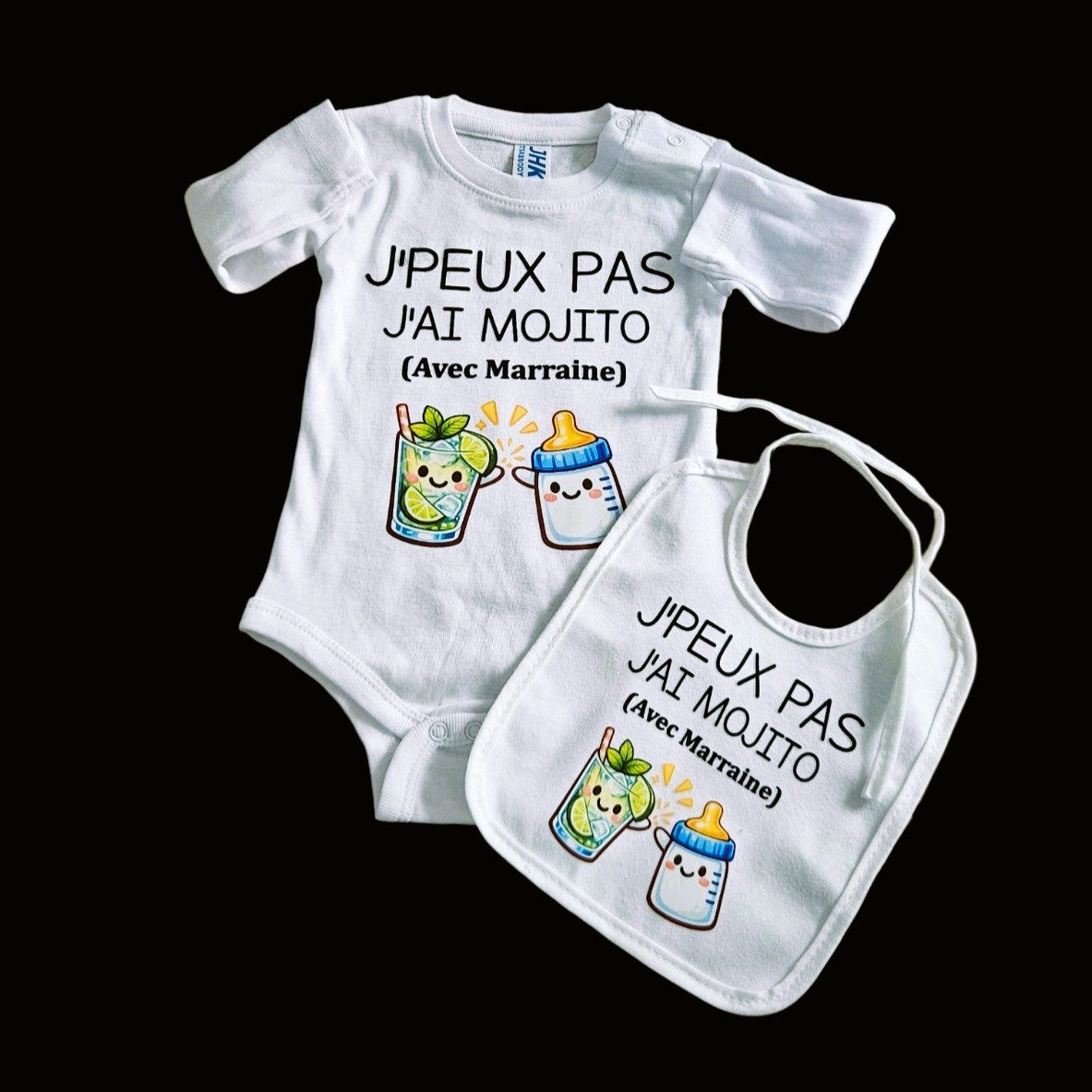 Lot Body et Bavoir Mojito