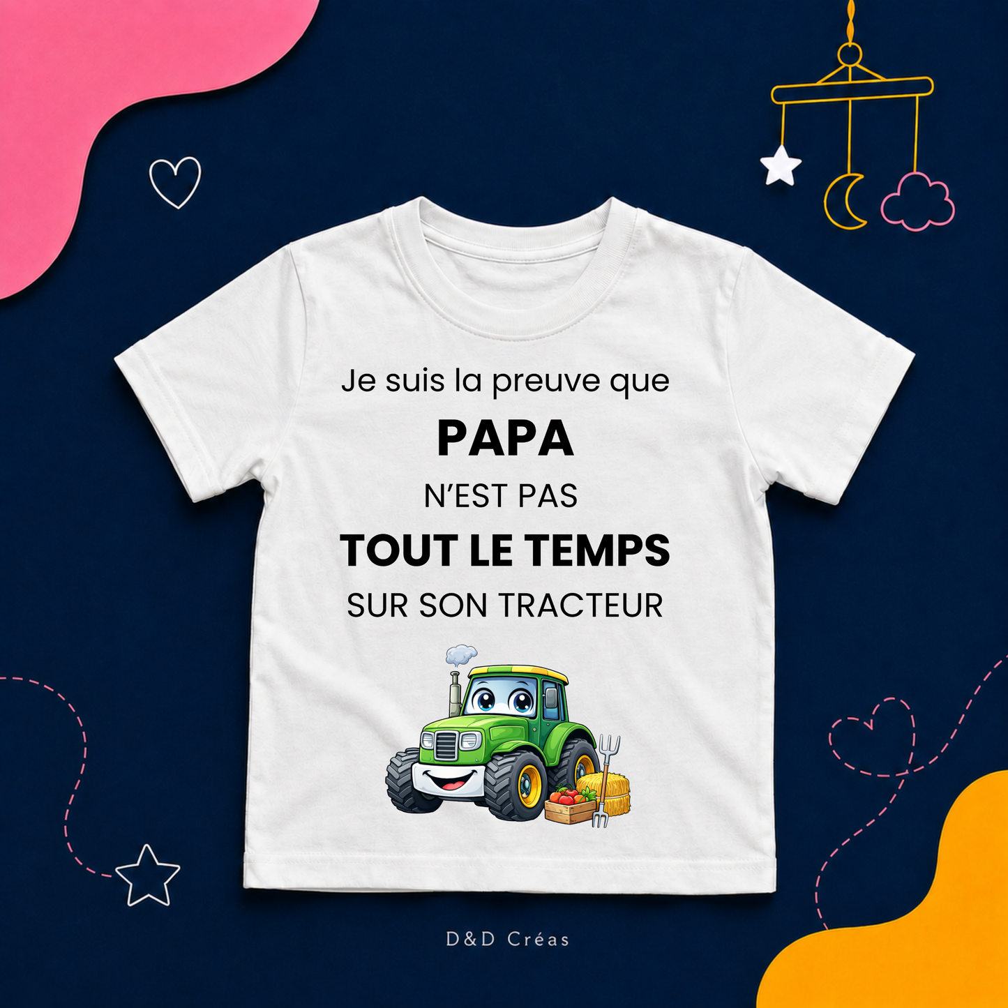 T-Shirt enfant Je suis la preuve que... Agriculteur