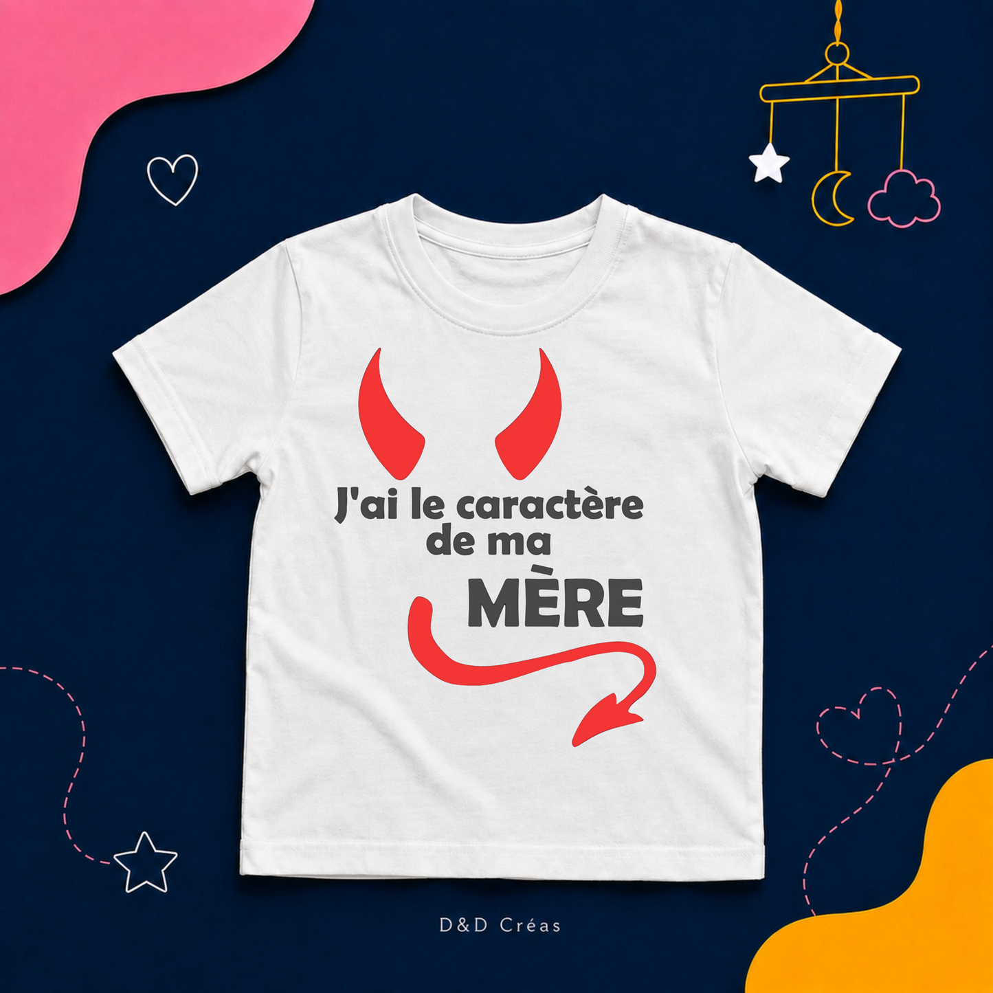T-Shirt enfant Mauvais caractère