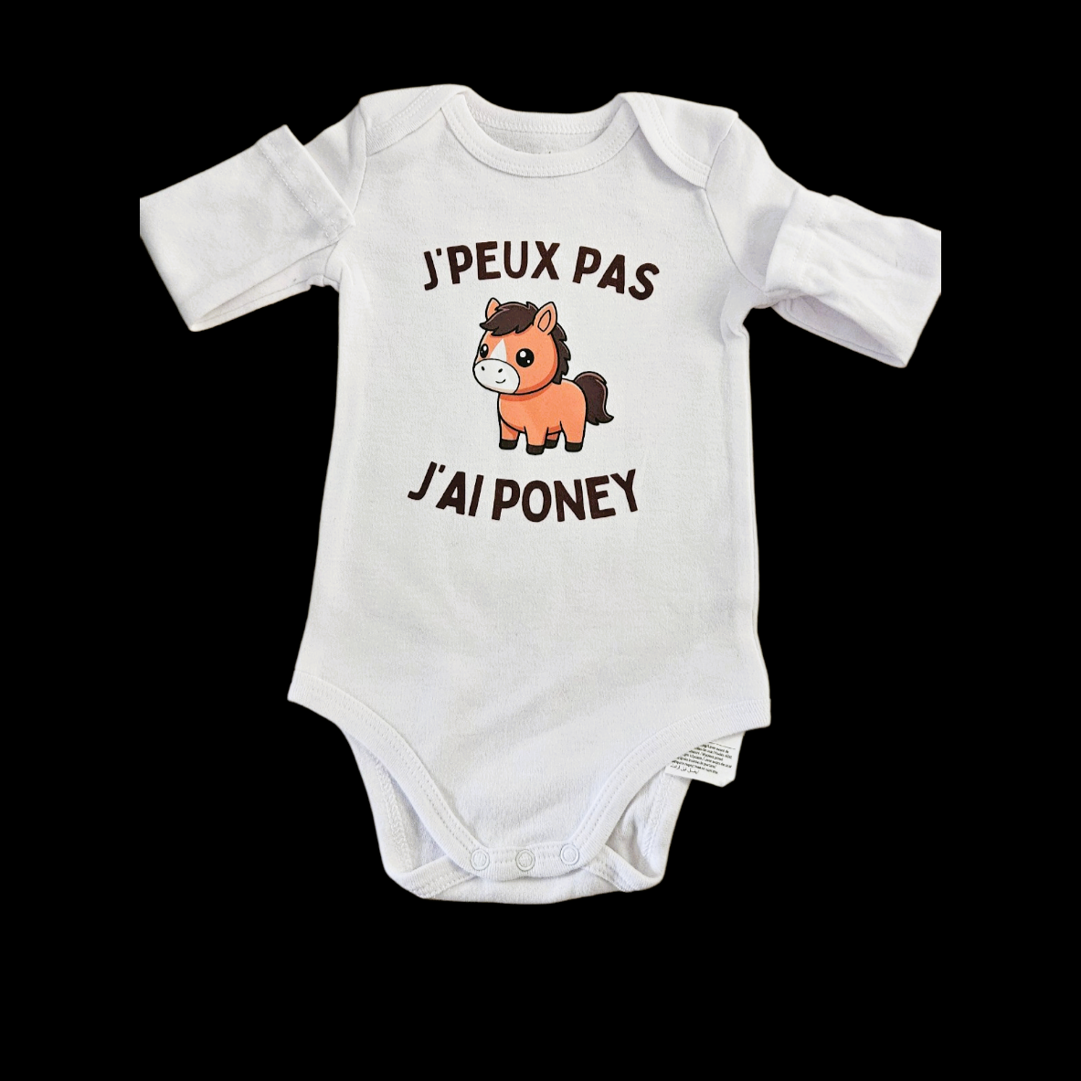 Body J'peux pas j'ai Poney