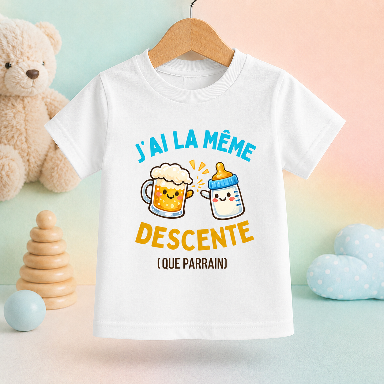 T-Shirt enfant J'ai la même descente..