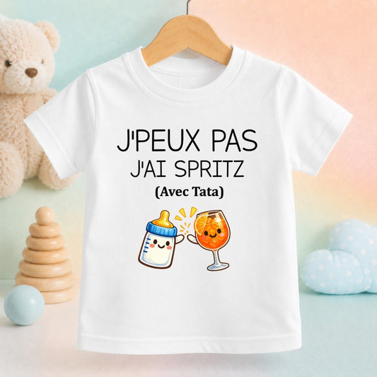 T-Shirt enfant J'peux pas j'ai Spritz