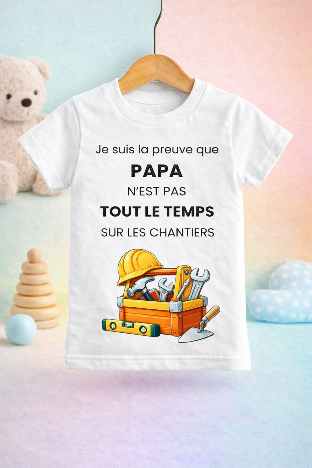 T-Shirt enfant Je suis la preuve que... Bâtiment/BTP