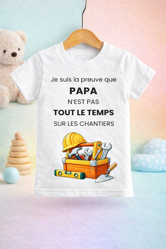 T-Shirt enfant Je suis la preuve que... Bâtiment/BTP