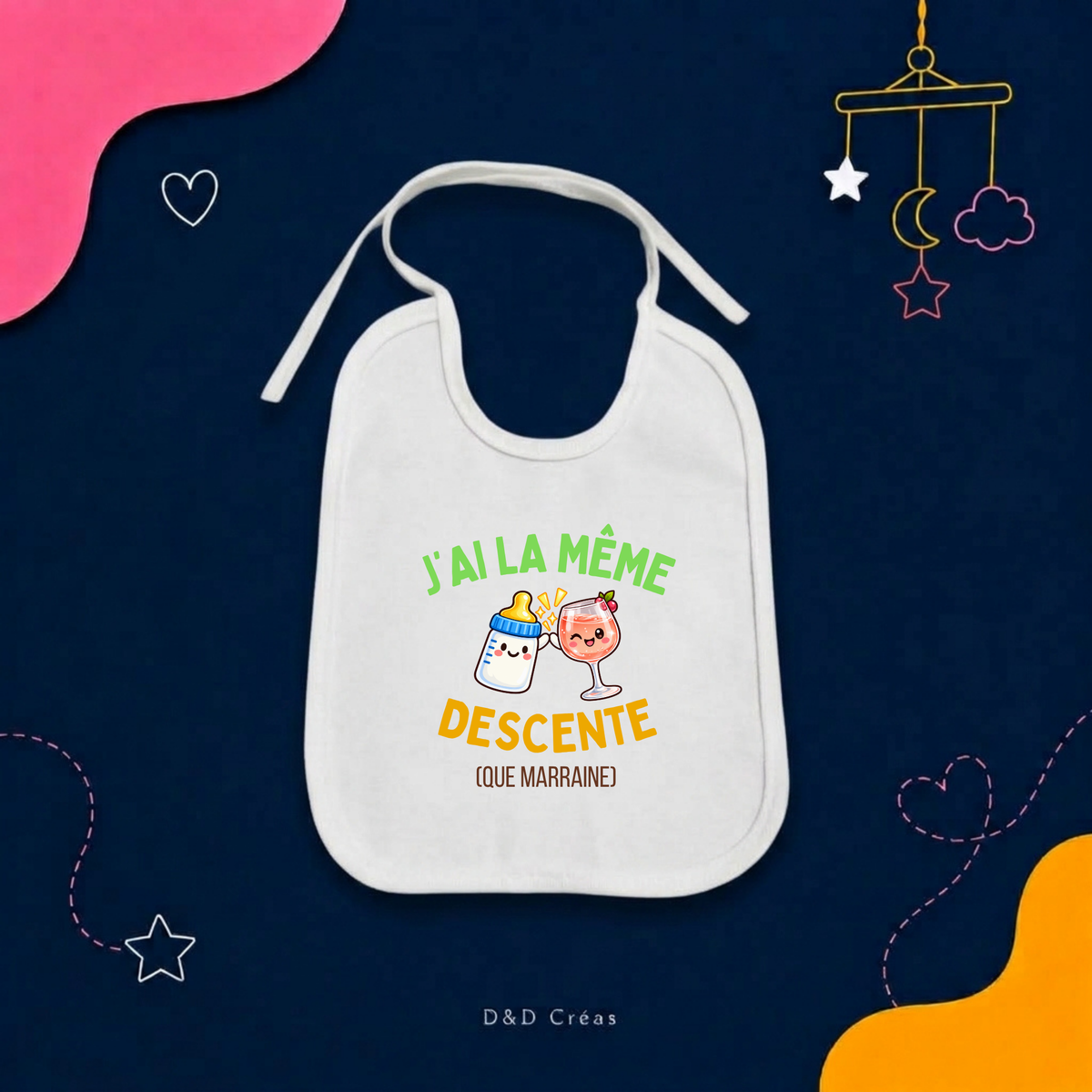Bavoir j'ai la même descente que