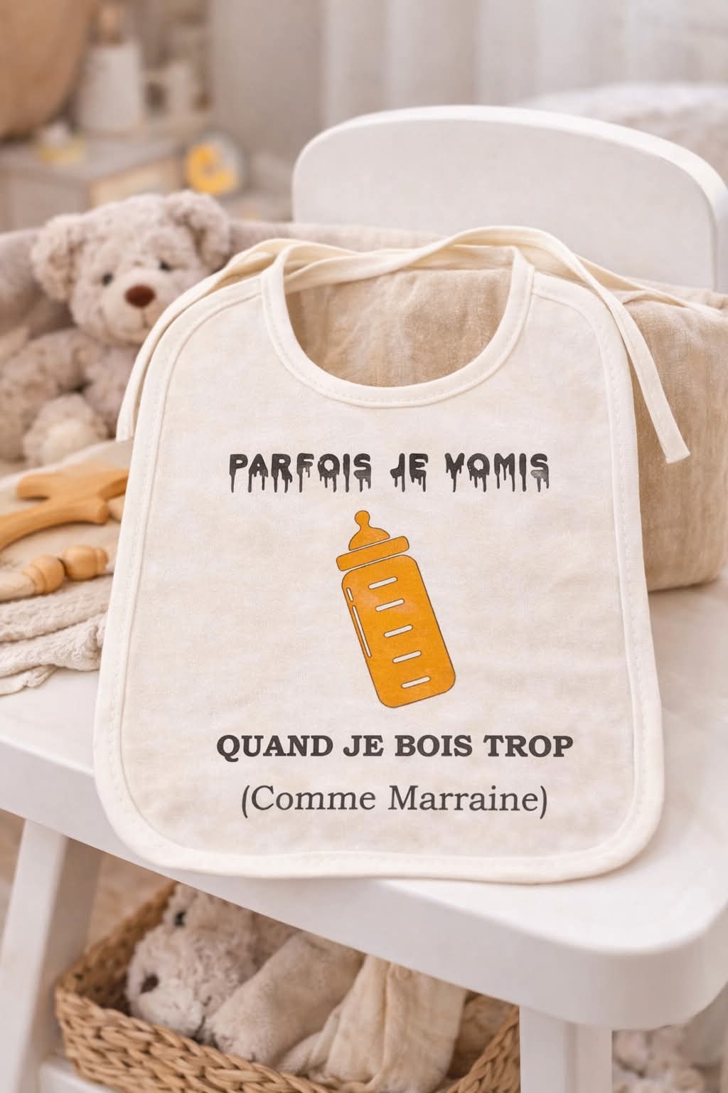 Bavoir Parfois je vomis comme...
