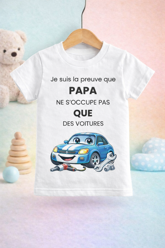 T-Shirt enfant Je suis la preuve que... Mécano