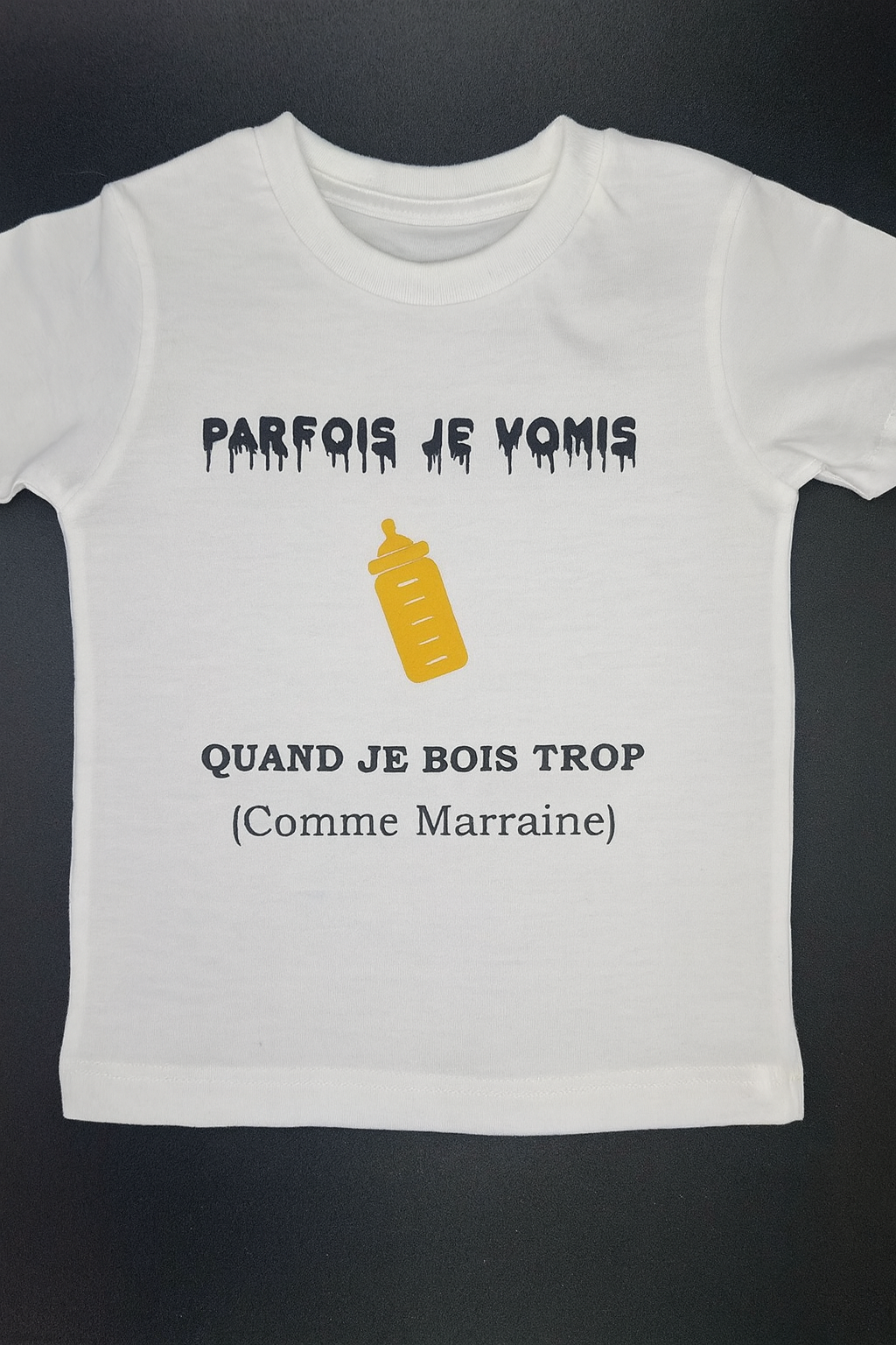 T Shirt parfois je vomis quand je bois trop..