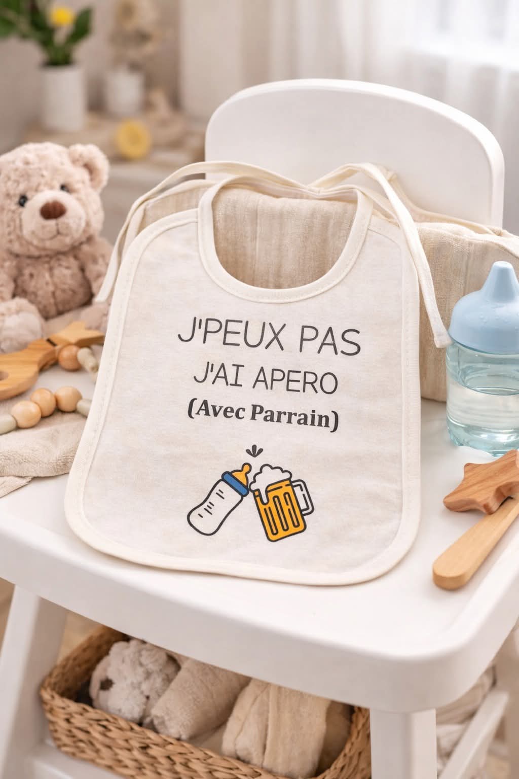 Bavoir J'peux pas j'ai apéro