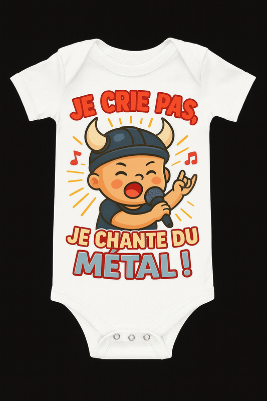 Body Bébé Métal