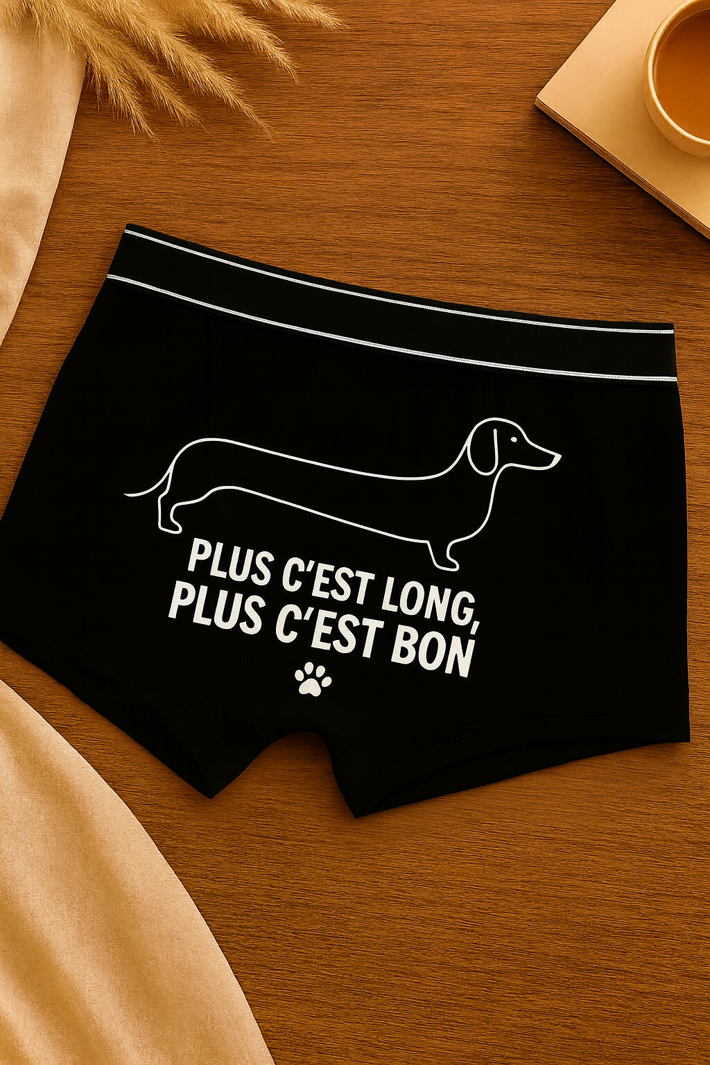 Boxer humoristique homme coton – Sous-vêtement drôle, confortable et original du S au XXL