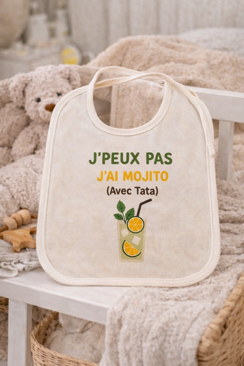 Bavoir J'peux pas j'ai Mojito