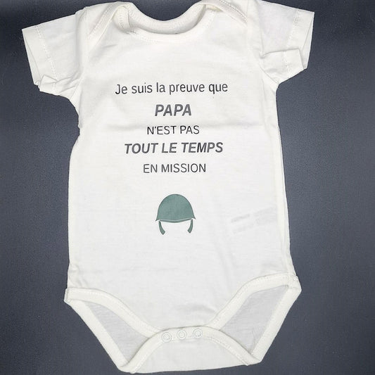 Body papa militaire - DD Creas