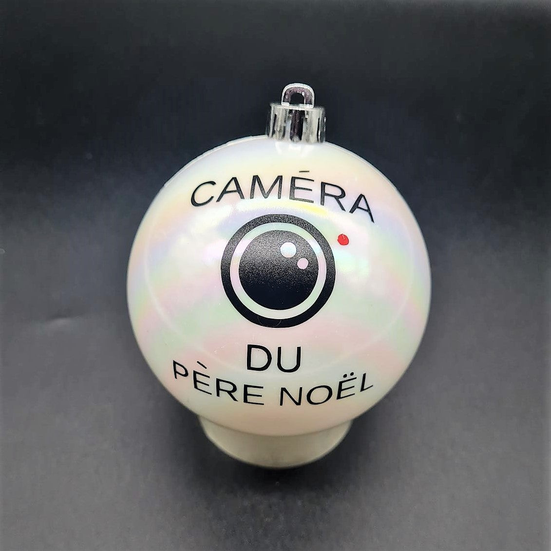 Boule Caméra surveillance du Père Noël ( 4 boules achetées = 1 offerte) - DD Creas